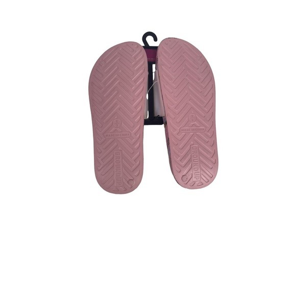 L.O.L. Surprise! Girls Slides Slippers Size 2-3 NWT‎ Pink White Print Iridescent - Picture 2 of 3
